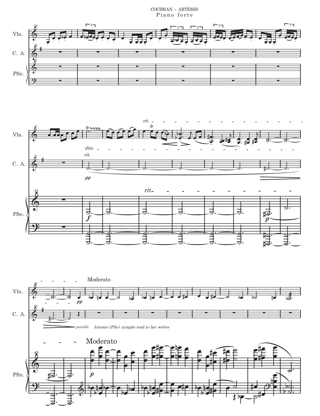 A page of the score