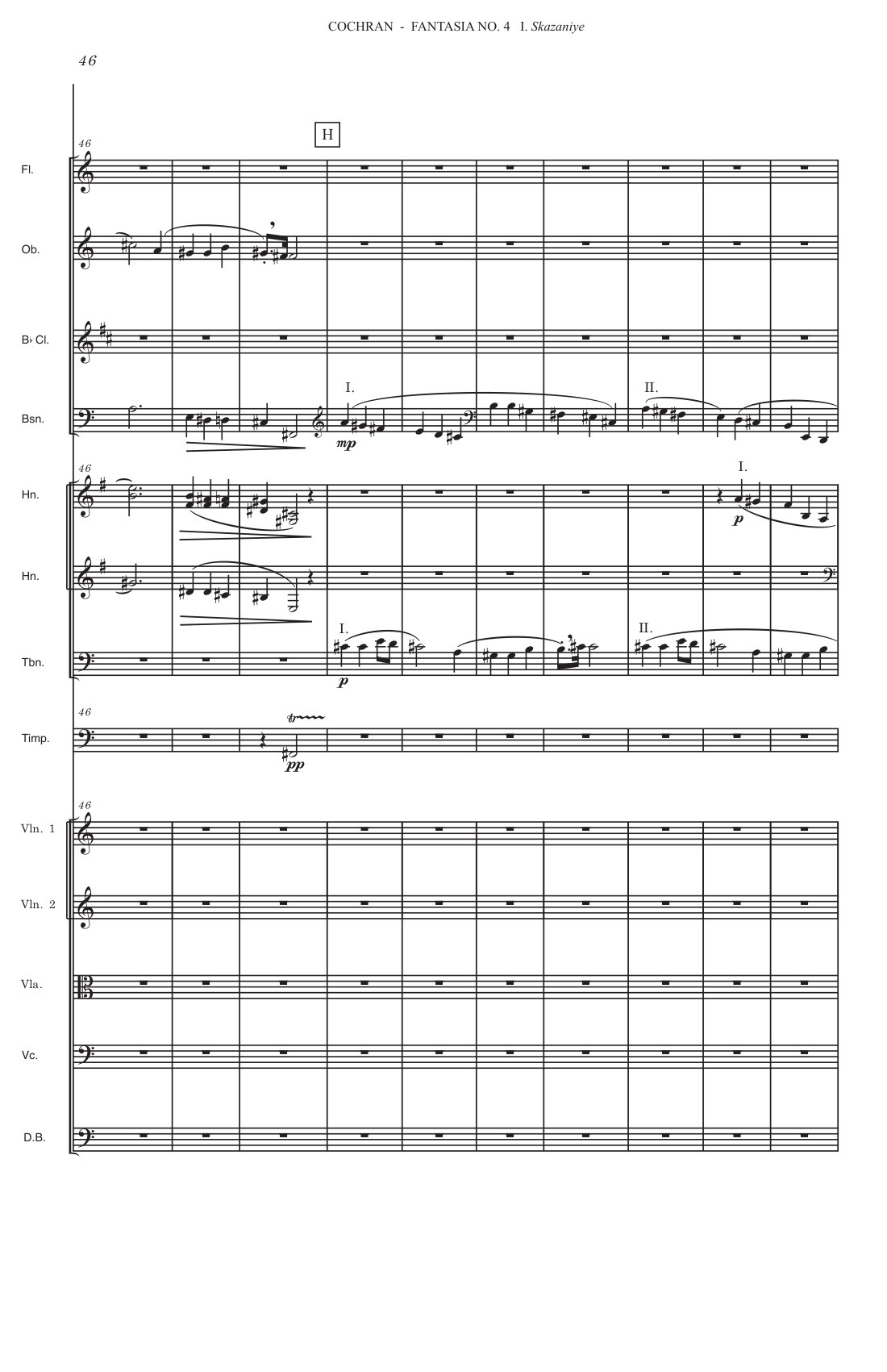 A page of the score