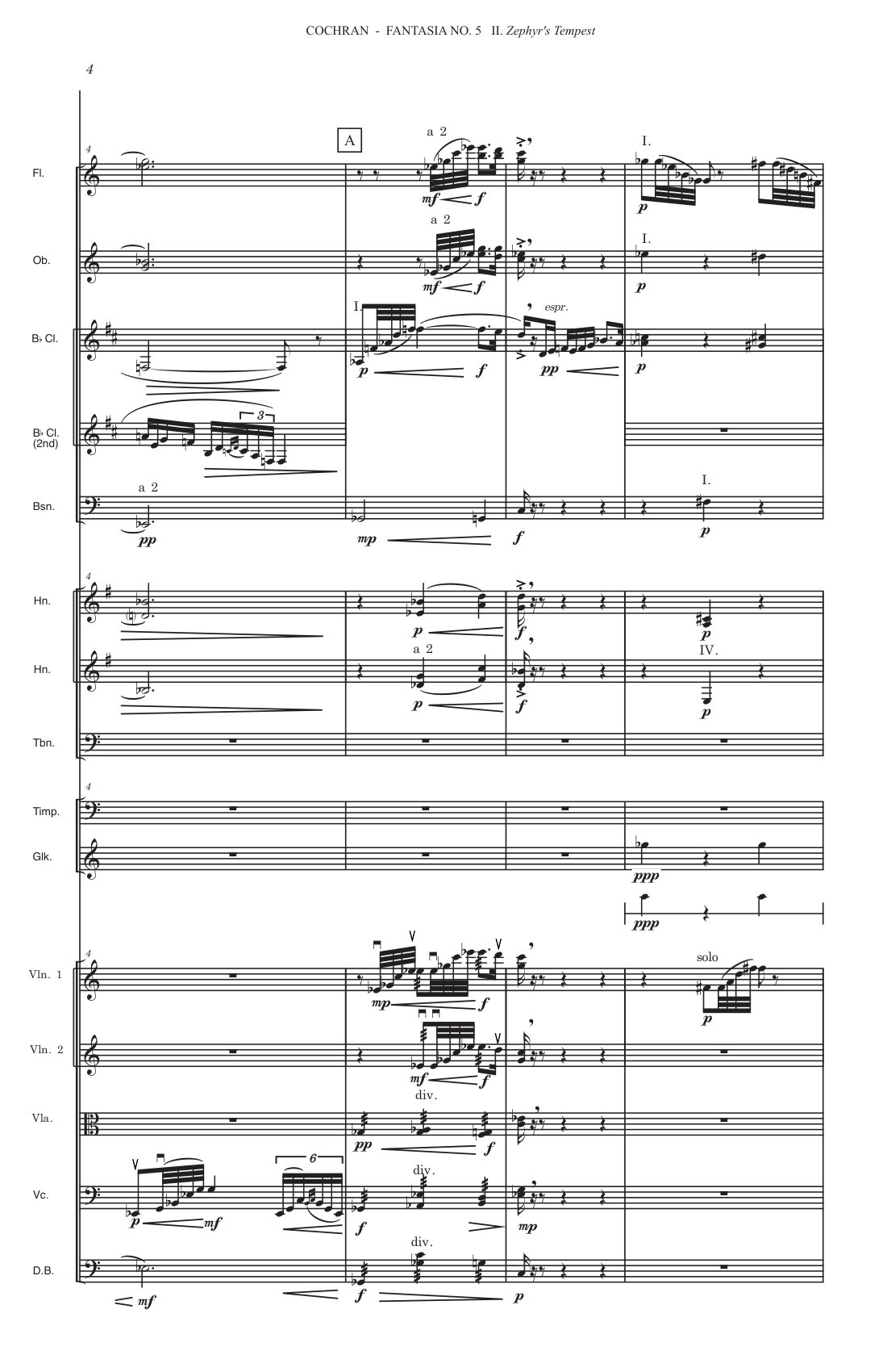 A page of the score
