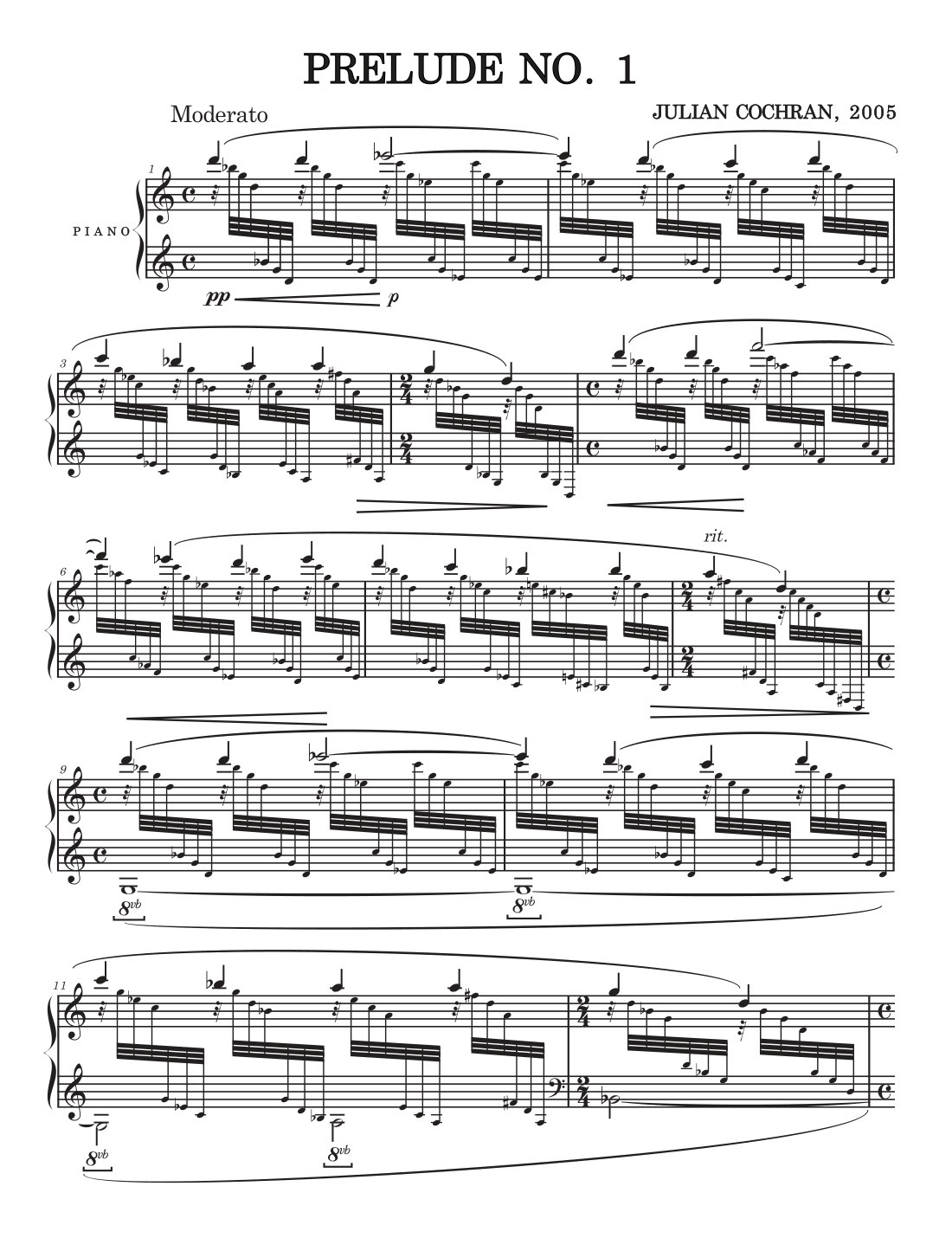 A page of the score