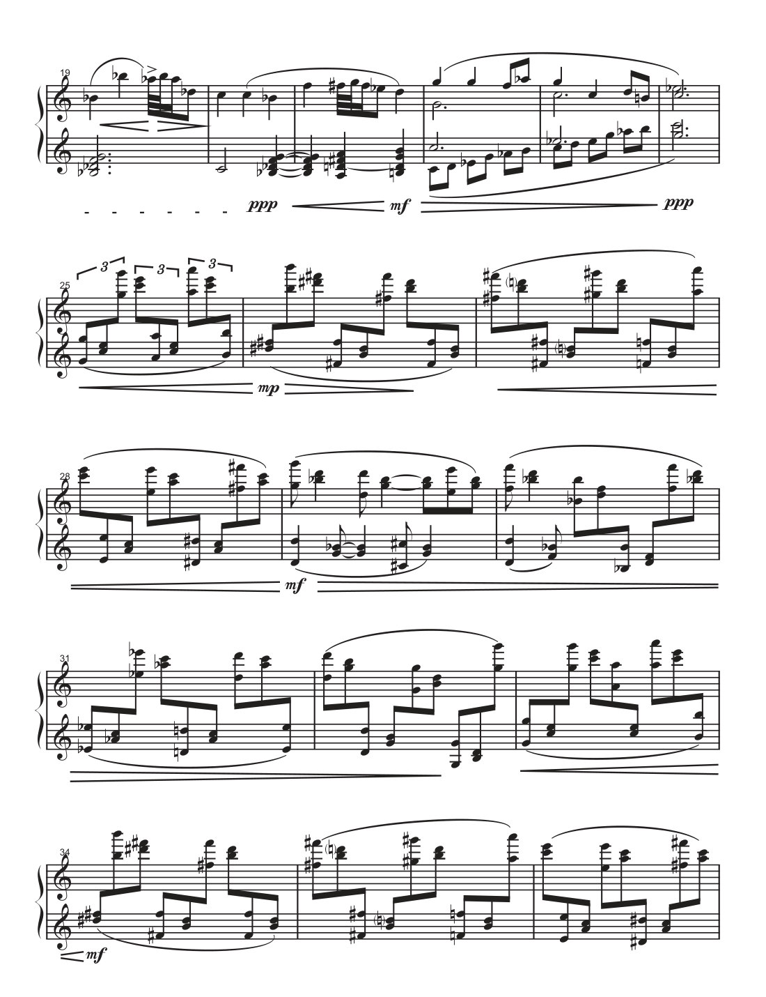 A page of the score