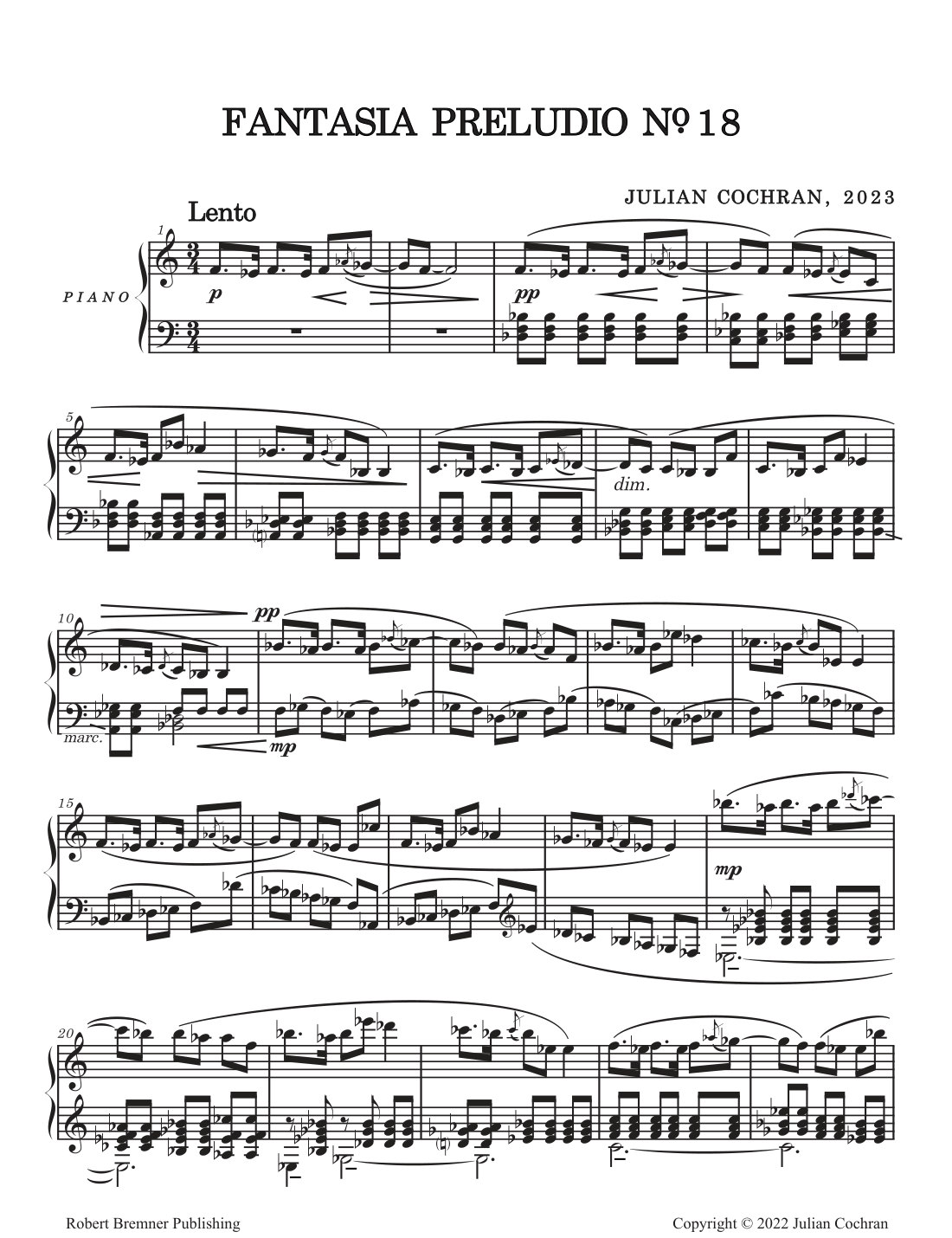 A page of the score