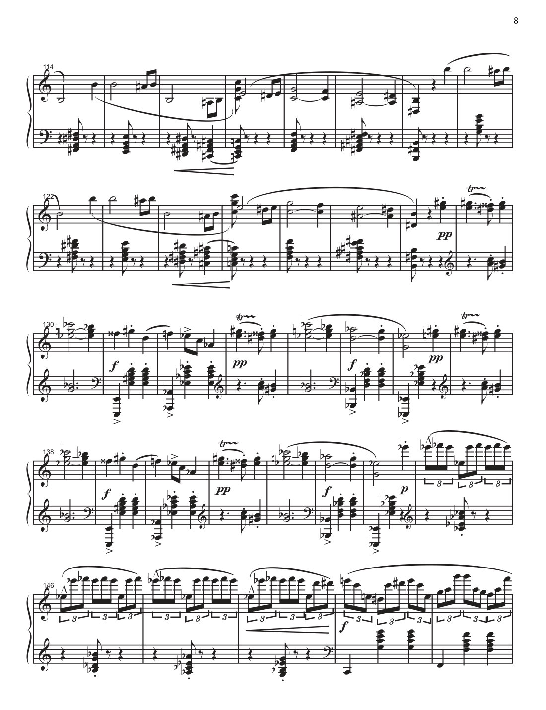 A page of the score